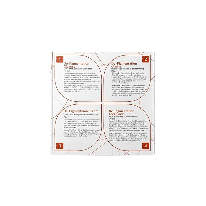 Kulsum's Kaya Kalp Herbals De-Pigmentation Facial Kit - 170 gms