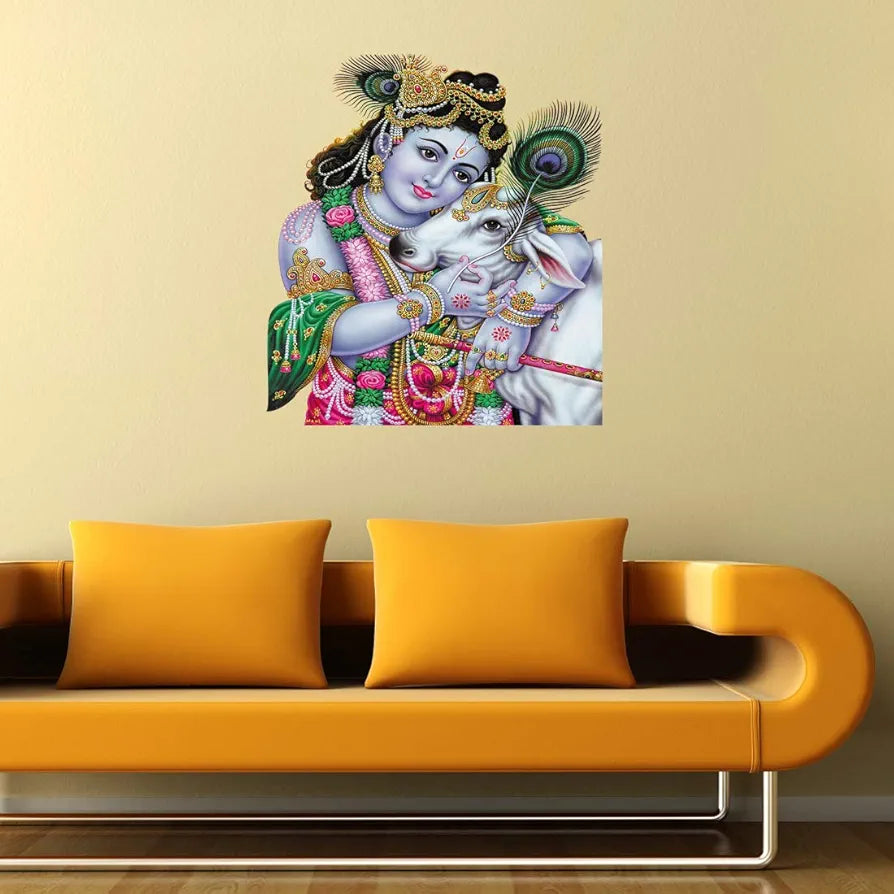 Rangoli White Glossy Vinyl Wall Sticker Premium Self-Adhesive Waterproof Parent-5 Design-25