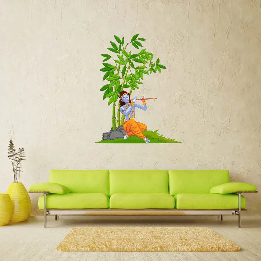 God & God's Vinyl Large Wall Reusable Self-adhesive Sticker Just Peel & Stick Size 50 or 60 Cm Code Gs776