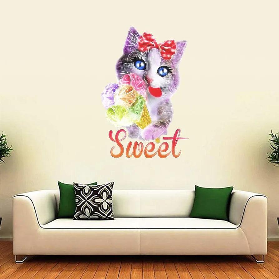 Rangoli White Glossy Vinyl Wall Sticker Premium Self-Adhesive Waterproof Parent-4 Design-17