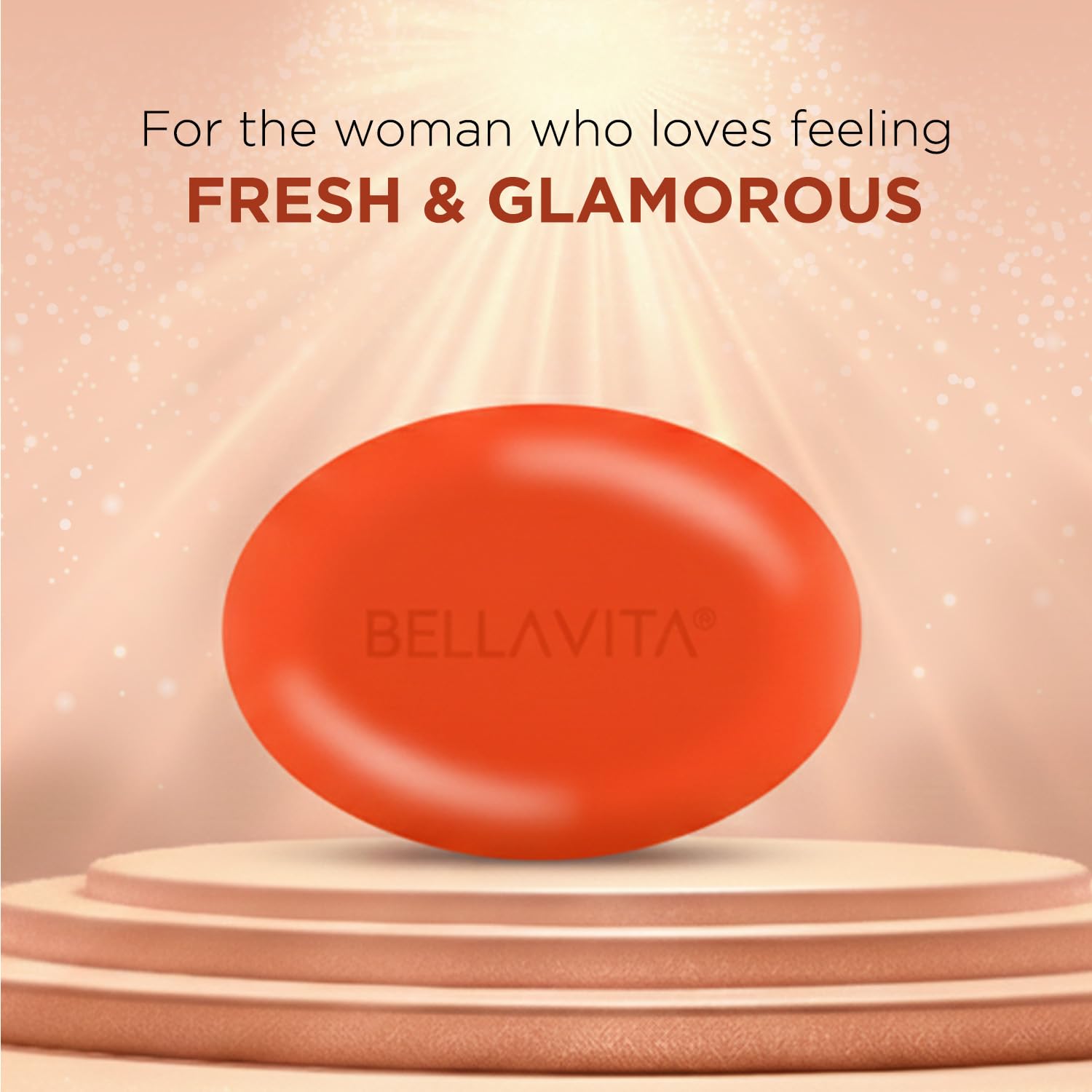 BELLAVITA Perfume Bathing Soap Bar for Women 3 x 100Gm with Pure Glycerin for Glowing Skin | Date, Glam and White Oud | Paraben and SLS Free