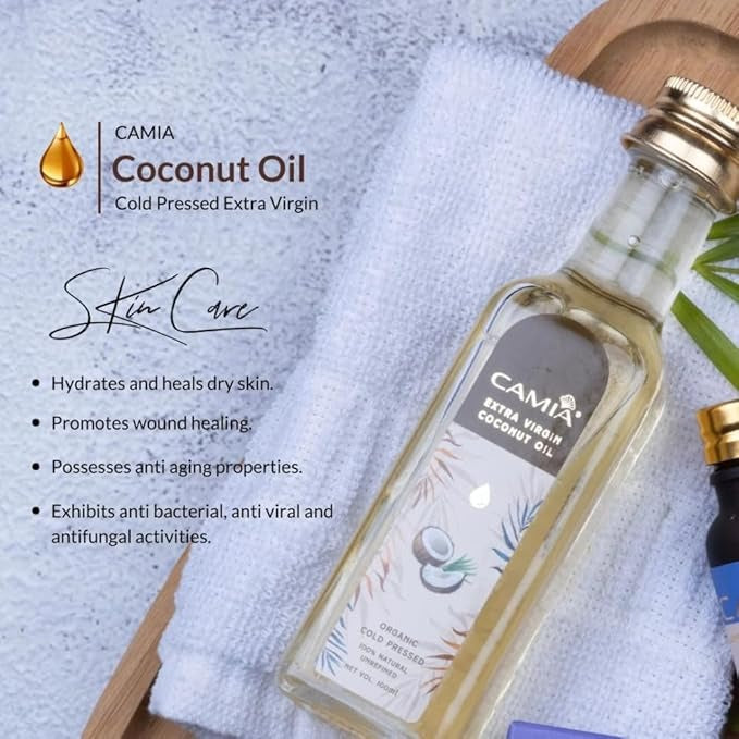 Camia Premium Coconut Oil for Skin & Hair - 100 ml