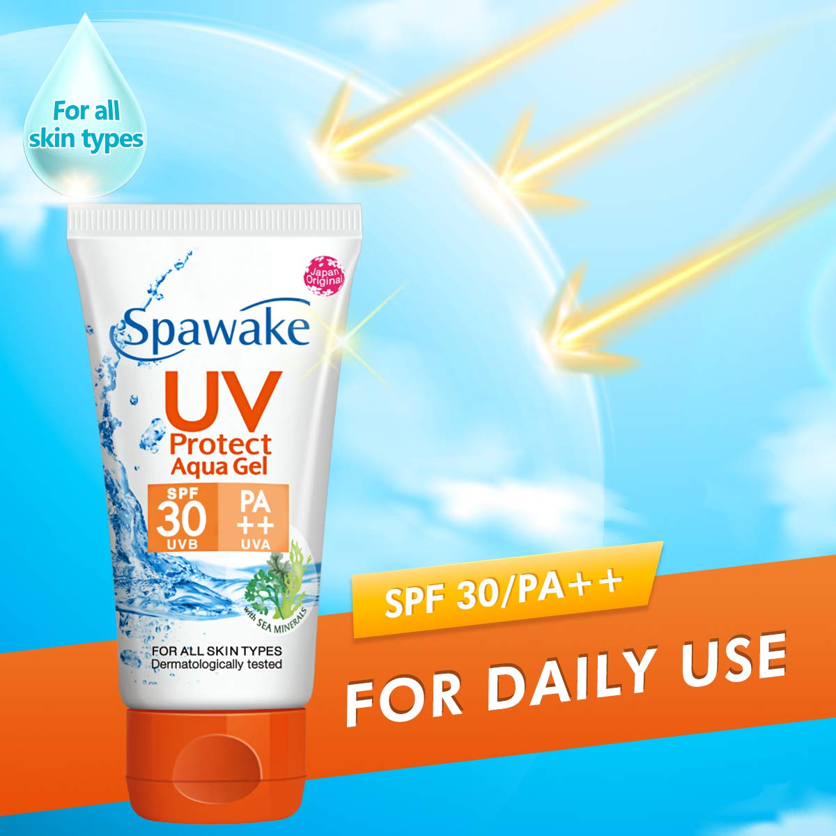 Spawake Sunscreen Lotion Gel - 40 gms