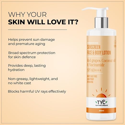 Trust Your Choice Sunscreen Spf 60++++ Face And Body Lotion - 200 ml