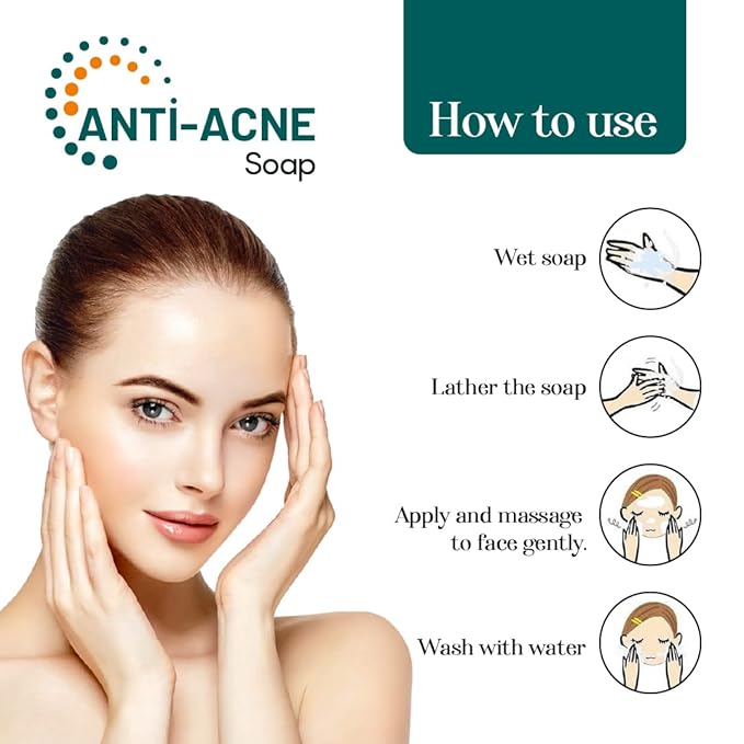 La Organo Anti Acne Soap - 75 Gms | Pack of 2