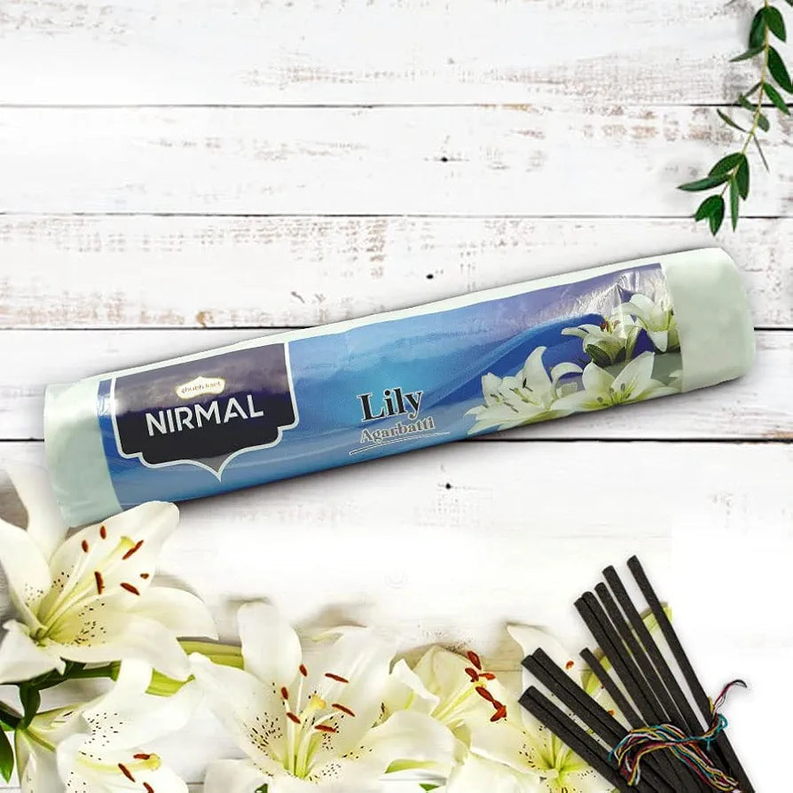 Shubhkart Nirmal Lily Agarbatti Muttha Pack 250g Long Lasting Incense Sticks