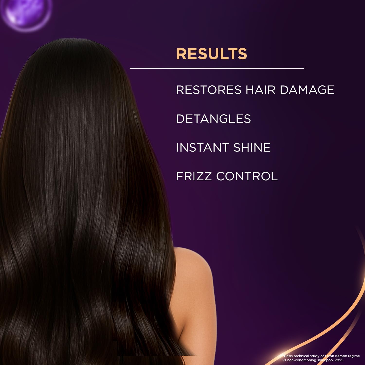 Livon Keratin Hair Serum for Women & Men | Ultra Glossy & Smooth Hair | 48Hr Frizz Control | Hair Serum for Dry, Rough & Damaged Hair | 48ml