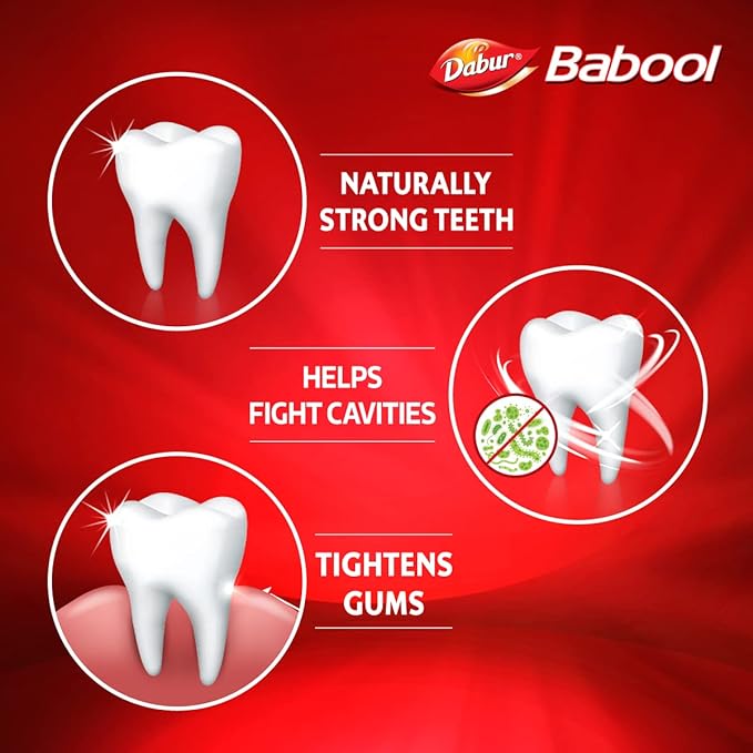 Dabur Babool Ayurvedic Toothpaste - 350 gms (Pack of 2)