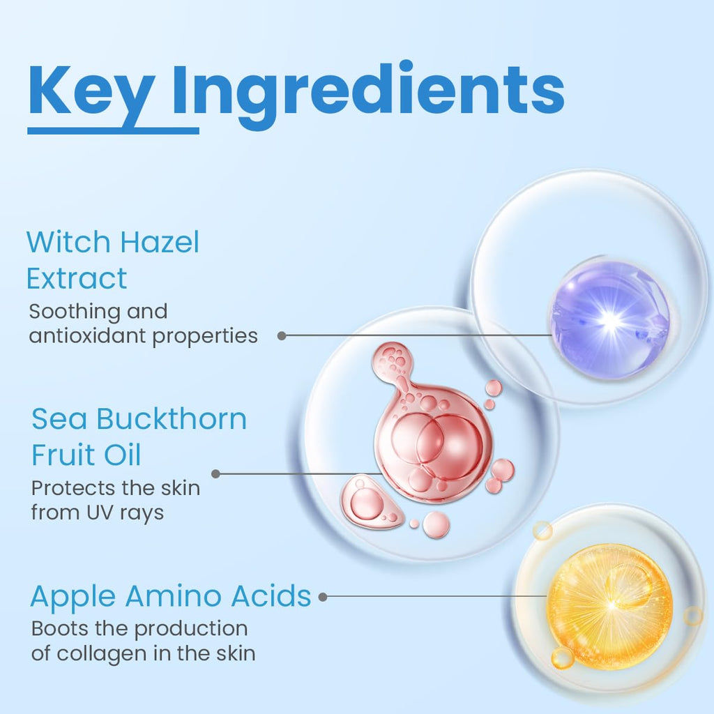 FCL Biphasic Instant Makeup Remover with Apple Amino Acid & Sea Buckthorn Oil | Removes Eye Makeup, Lip Makeup & Waterproof Makeup | Hydrates Skin, for All Skin Types - 200ml