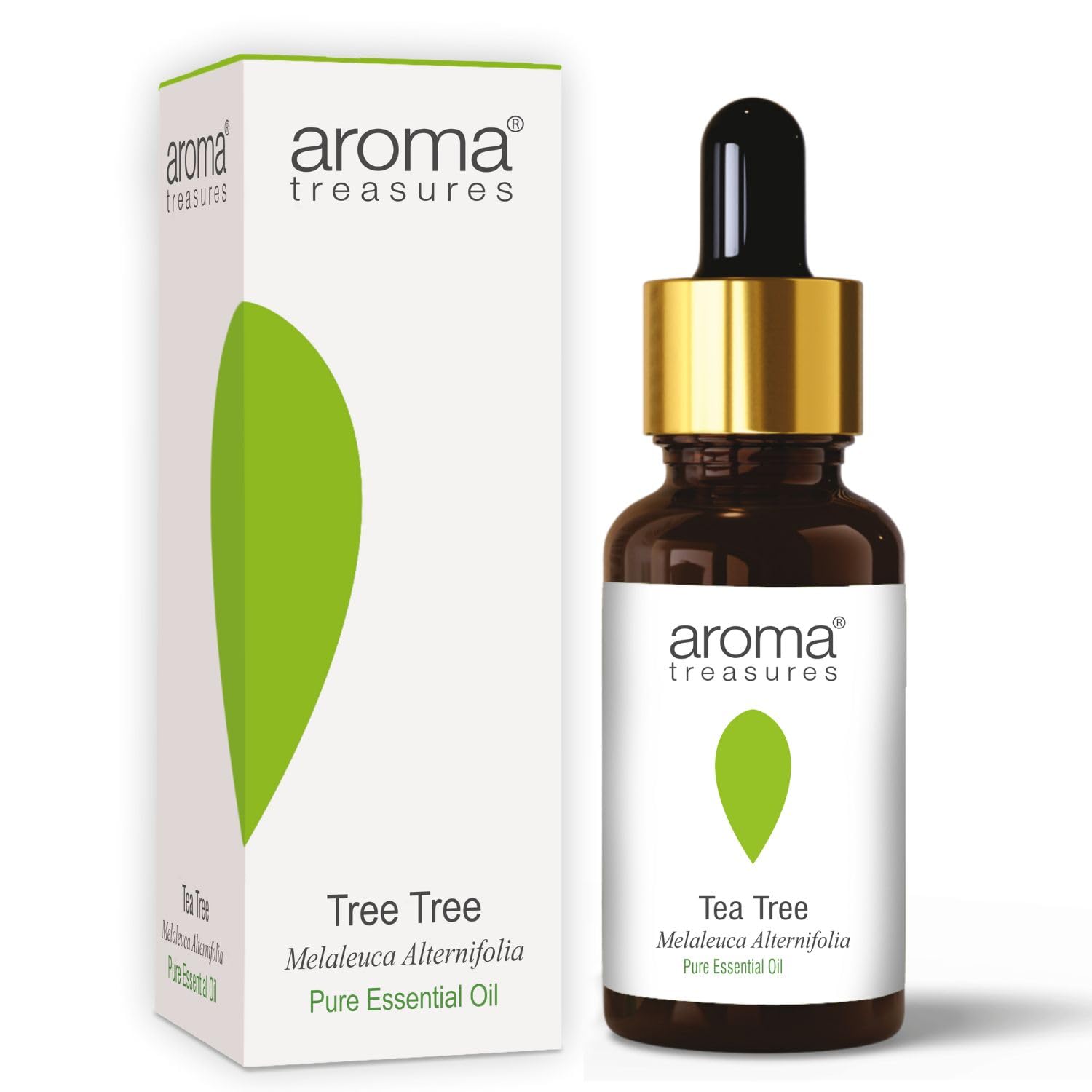 Aroma Treasures Tea Tree essential oil 100% Pure, multipurpose essential oil for acne, hair, skin, body, dandruff (30ml)