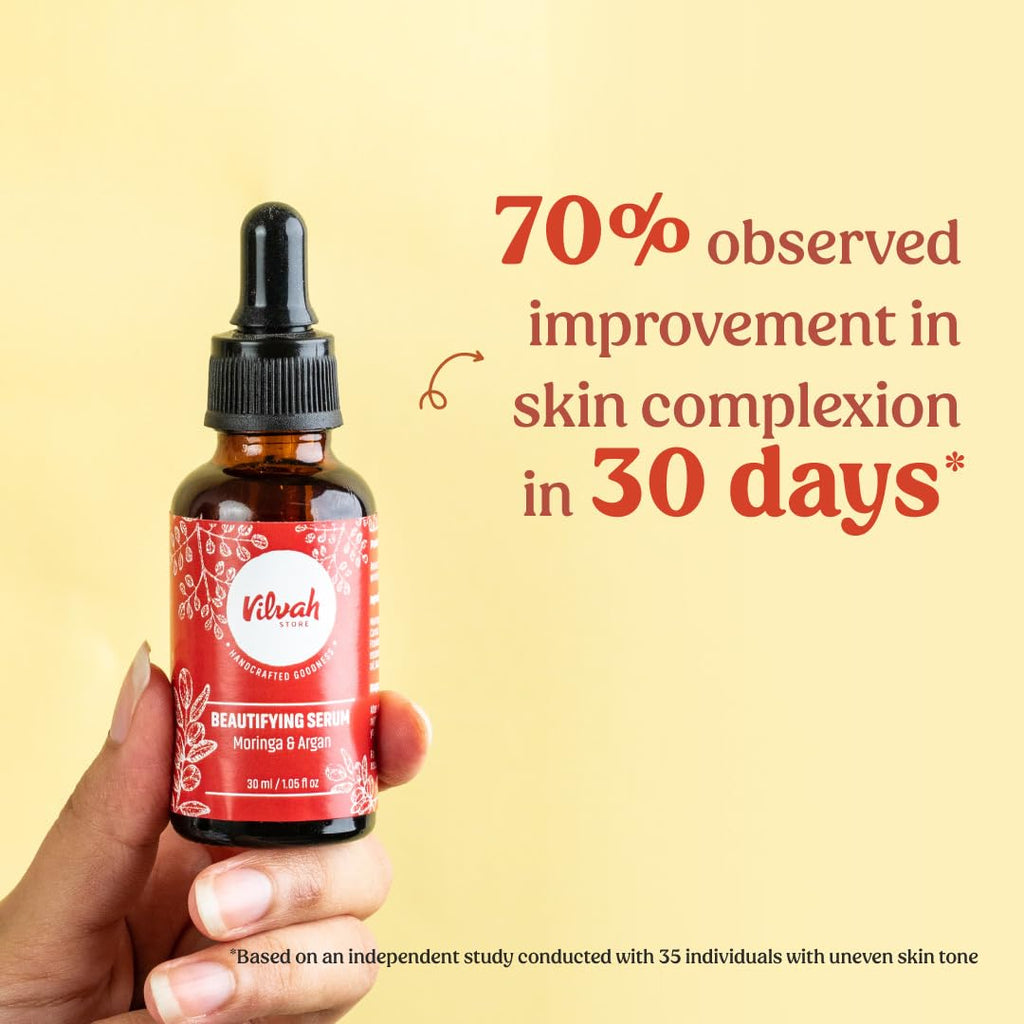 Vilvah Store Beautifying Serum (Moringa And Argan) - 30 ml