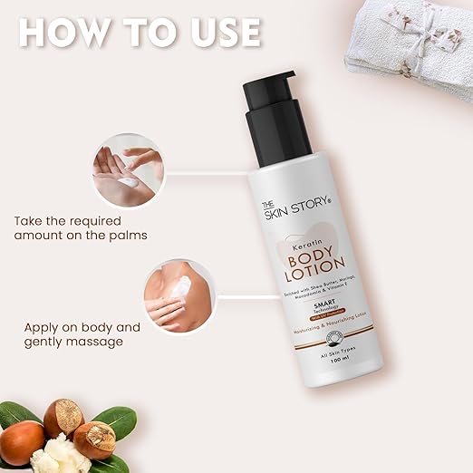 The Skin Story Moisturising Body Lotion for Women 24Hrs Long Lasting - 100 ml