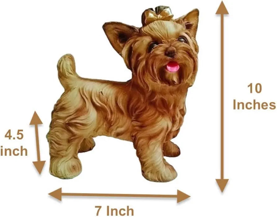 Alila Pomeranian Dog Showpiece Animal Figurine Sculpture Statue 10 inches