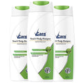 VCare Head & Body Shampoo for Hair & Skin - 200 ml (Pack Of 3)