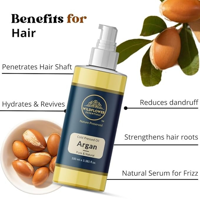 Wildflower Essentials Argan Oil Cold Pressed - 100 ml