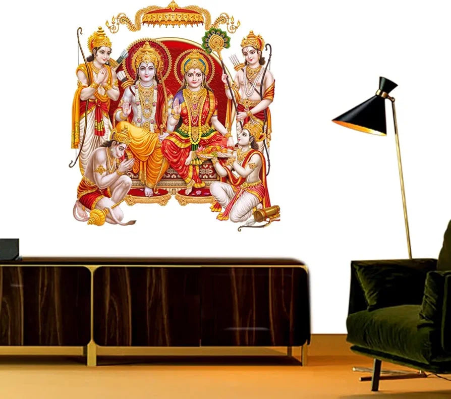 Rangoli Vinyl Vehicles Wall Sticker 1.96 X 20.86 X 1.96 Inches Multicolour Automobile White Glossy Vinyl-0076