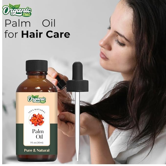 Organic Zing Palm (Arecaceae) Oil | Carrier Oil for Massage, Skincare & Hair Care - 30 Ml