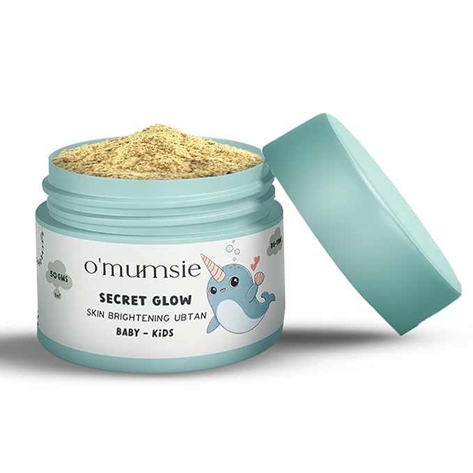 O'mumsie Secret Glow Natural Ubtan Powder For Kids - 50 gms