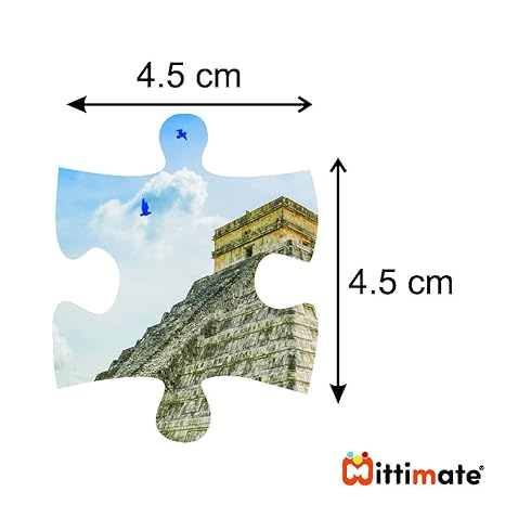 Mittimate Chichen Itza Jigsaw Puzzle Game for Kids Age 4 to 6 Old 36 Pieces Puzzle Toy