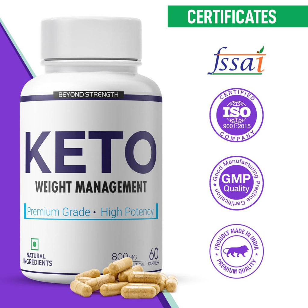 Herbal Max Keto Advanced Weight Management â€“ 800mg | 60 Capsules | With Green Tea, Garcinia Cambogia & Green Coffee Extract | Supports Fat Burn & Metabolism | For Men & Women