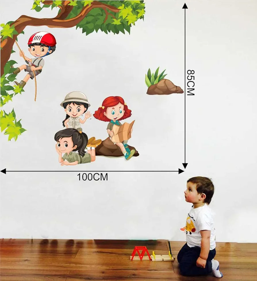 Rawpockets Kids Activity Self Adhesive Wall Sticker