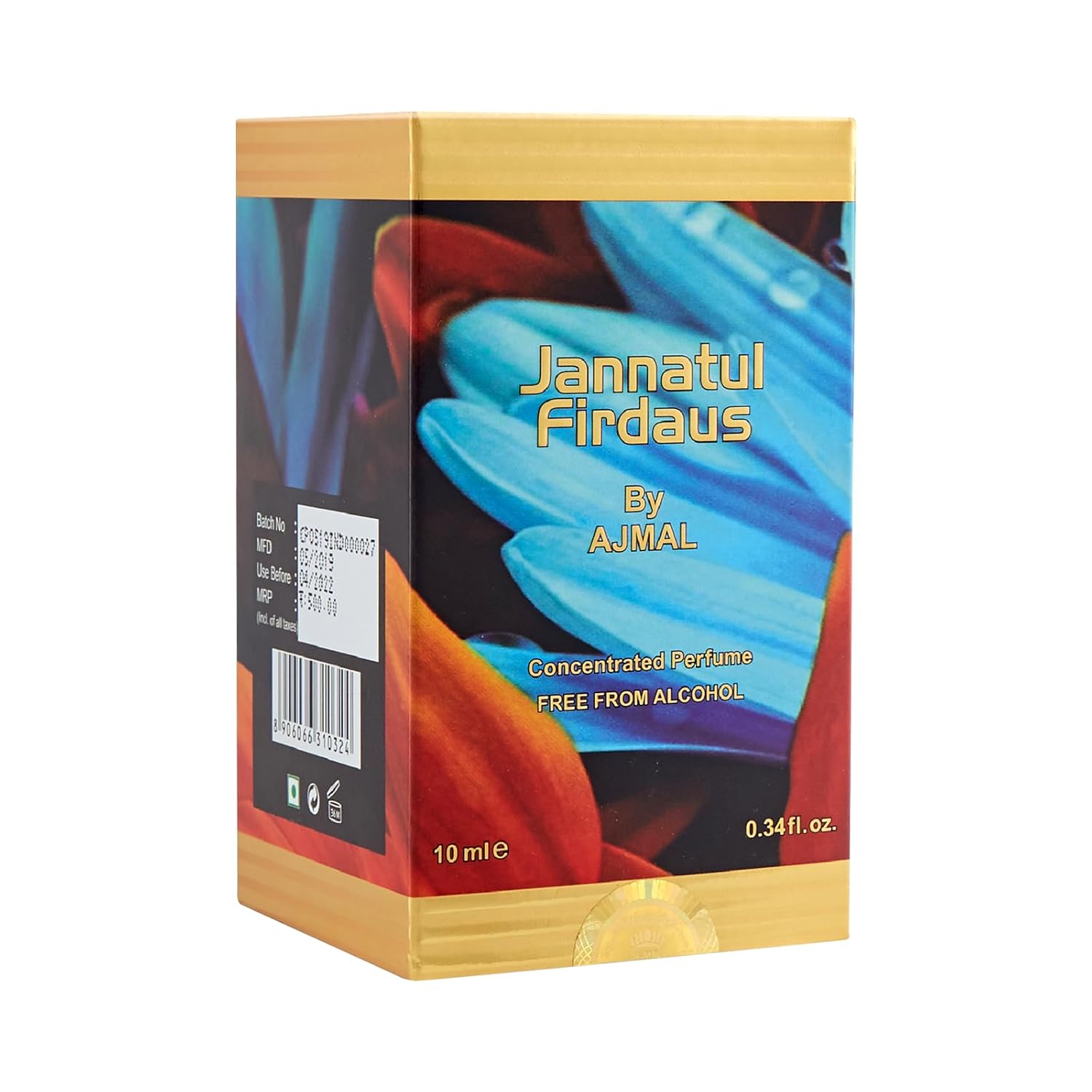 Ajmal jannatul Firdaus Concentrated Oriental Perfume Free From Alcohol 10ml for Unisex