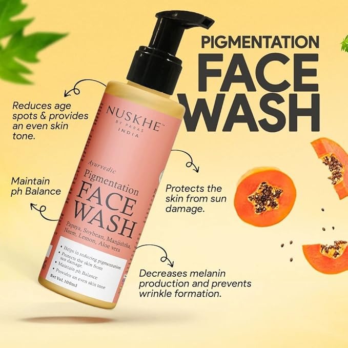 Nuskhe By Paras Pigmentation Facewash For Men and Women - 100 ml