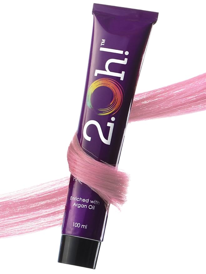 2.Oh Italian Fuchsia Pink Hair Color For Women & Men Lasts upto 12-15 Washes - 100 ml