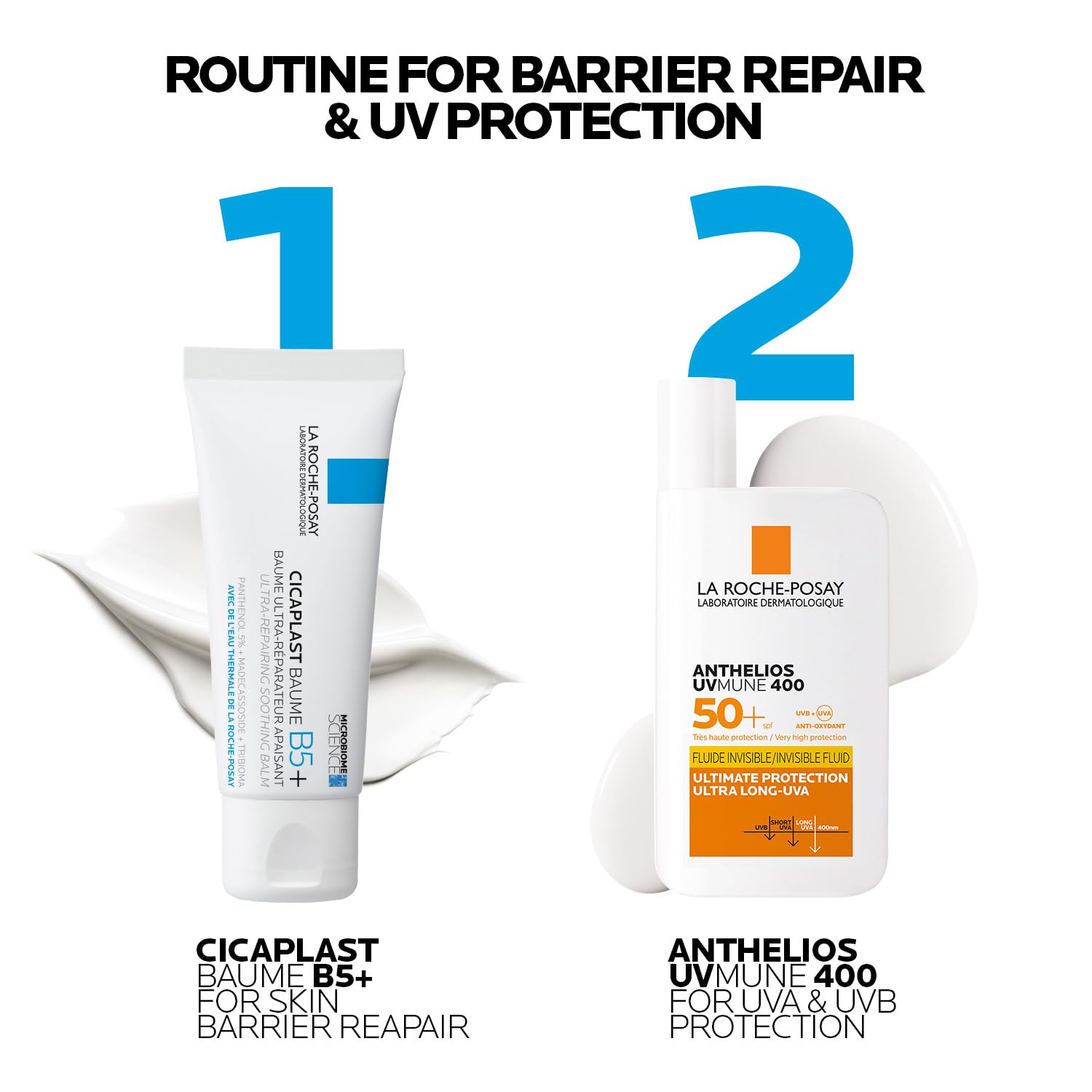 La Roche-Posay Cicaplast Baume B5+ Repair Moisturizer Balm | Hydrating Multi-Purpose Soothing Cream for Dry, Sensitive & Damaged Skin, Fragrance Free 40 ml