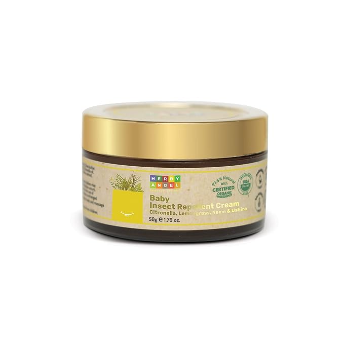 Herby Angel Baby Insect Repellent Cream With Citronella Lemongrass - 50 gms