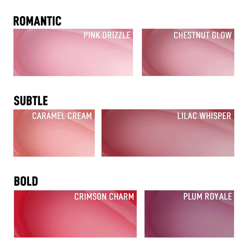 RENEE Lip Drip Glossy Lip Balm- Crimson Charm, High Shine, Lightweight & Long Lasting, Soft & Supple, Easy Glide Formula, Rich Pigment, Non-Sticky, Non-Drying, Hyaluronic Acid & Vitamin E Infused 2.3g