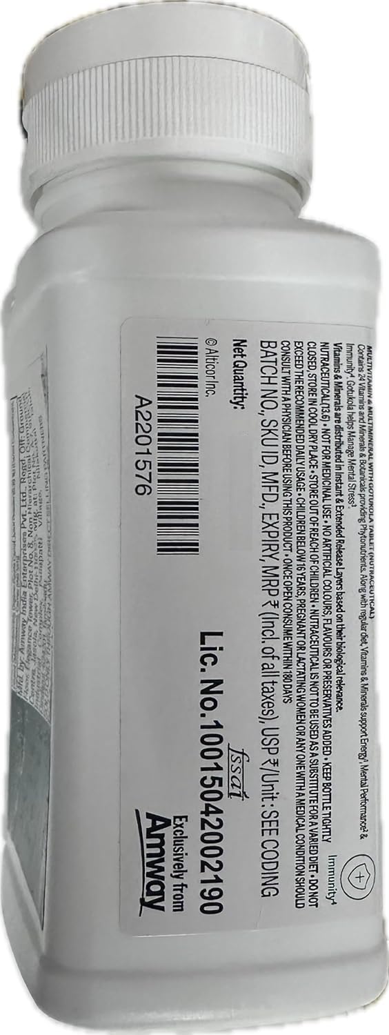 Nutrilite Daily Plus Multivitamin & Multimineral With Gotukola Tablets (30N)