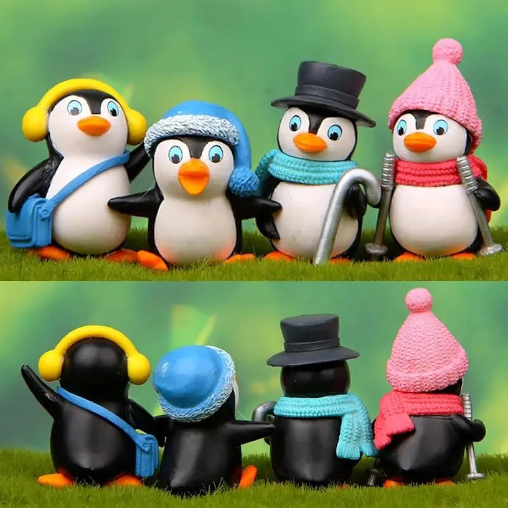 Satyam Kraft 1 Set  Resin Penguin Miniature Figurines