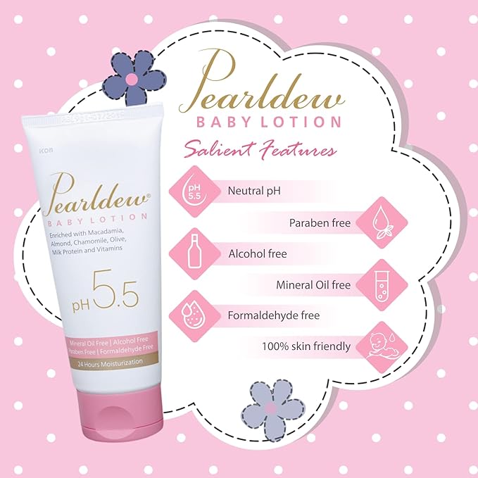 Pearldew Baby Lotion - 100 Ml | Pack of 3