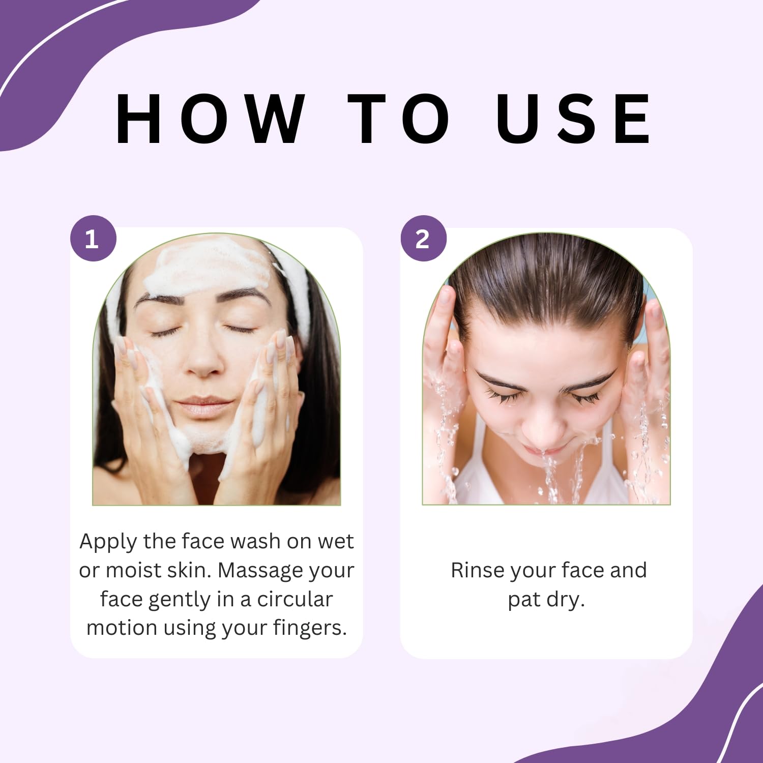 Aroma Treasures Lavender Face Wash for Men & Women | Gentle Daily Cleanser with Neroli, Rosewood & Petitgrain Oils | Acne Control, Oil Balance & Refreshing Glow Facewash – 100ml