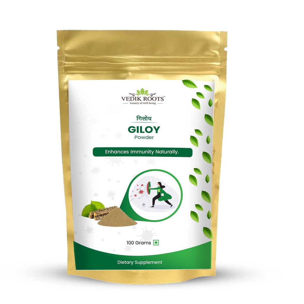 Natural Organic Guduchi Powder/Giloy Powder - For Men & Women, (Pack of 1)