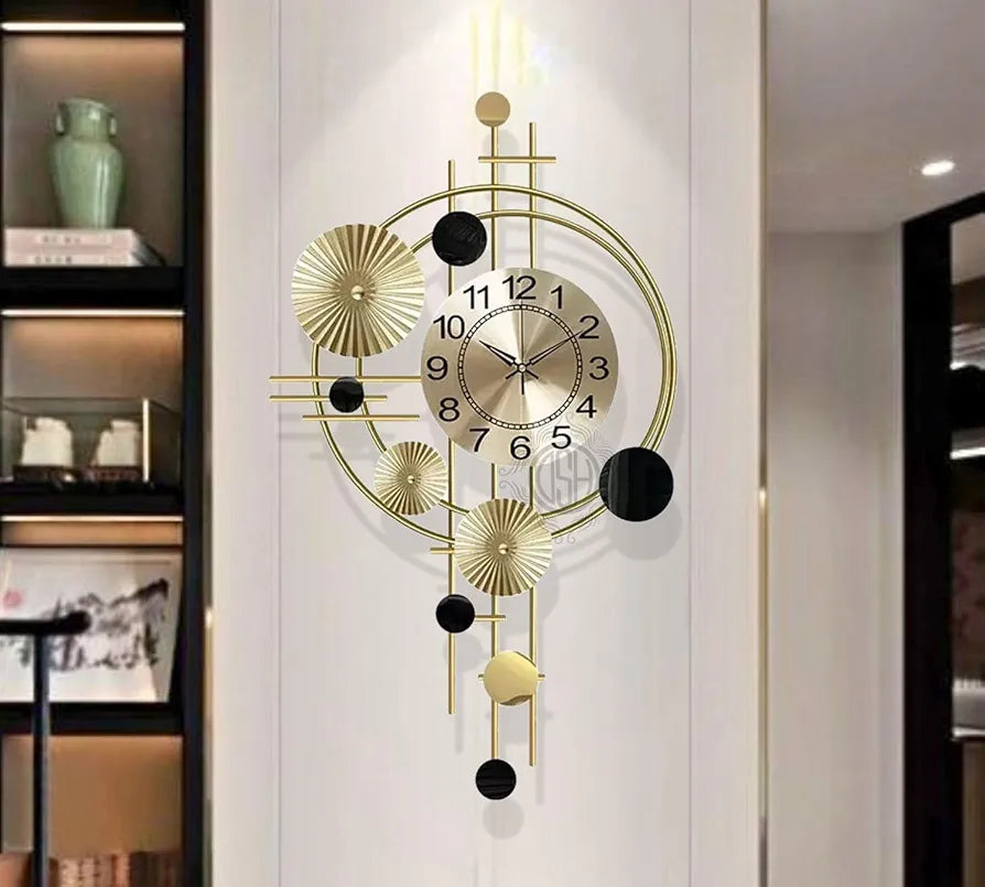 DSH Metal Wall Hanging Clock Stylish Wall Clock