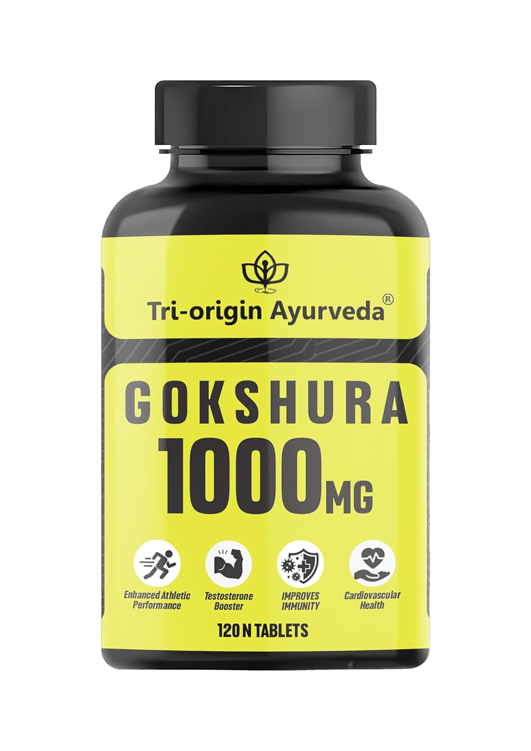 Tri-Origin Ayurvedic Gokshura Tablets - 120 Tab