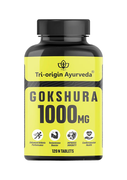 Tri-Origin Ayurvedic Gokshura Tablets - 120 Tab