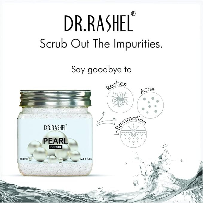 Dr.Rashel Pearl Scrub For Face & Body - 380 ml