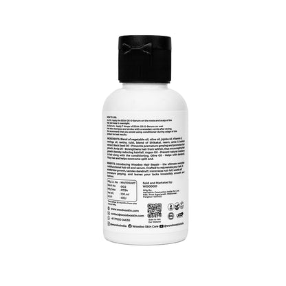 Woodoo Hair Repair Oil O Serum For Thin Hair & Split Ends - 100 ml