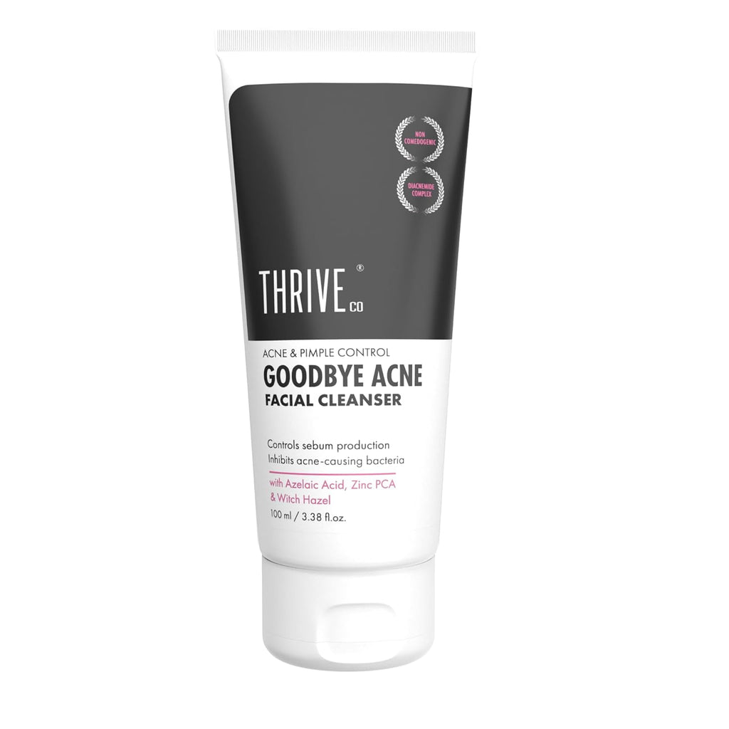 ThriveCo Goodbye Acneâ„¢ Face Wash | Reduces Acne-Causing Bacteria & Sebum Production | Men & Women (Facewash 100ml)