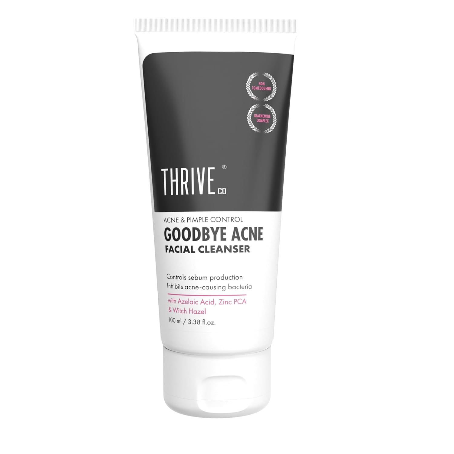 ThriveCo Goodbye Acneâ„¢ Face Wash | Reduces Acne-Causing Bacteria & Sebum Production | Men & Women (Facewash 100ml)