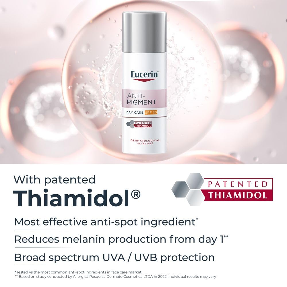 Eucerin Anti-Pigment Face Cream with Thiamidol & SPF 30, Reduces Dark Spots 50ml