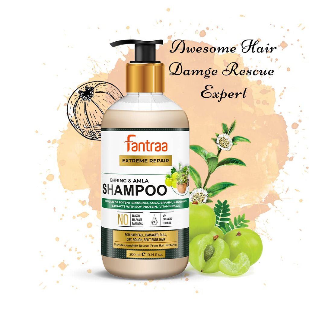 Fantraa Bhringraj & Amla Sulfate Shampoo - 300 ml