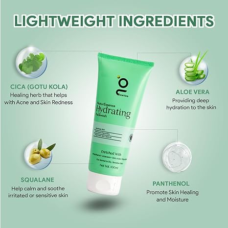 Glowrico NaturEssence Hydrating Facewash - 100 ml Each (Pack of 2)