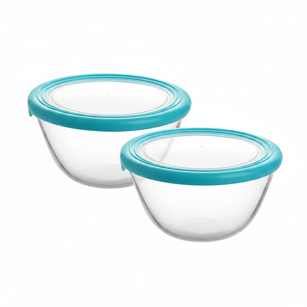 Cello Ornella Toughened Glass Mixing Bowl Set