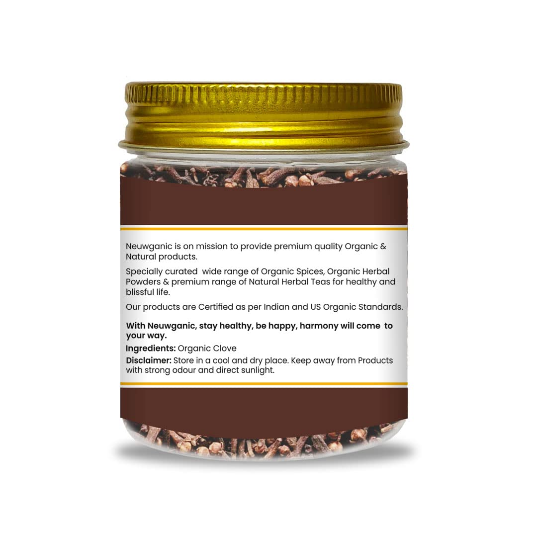 Neuwganic - Organic Clove Pure & Natural Laung - 50 Grams