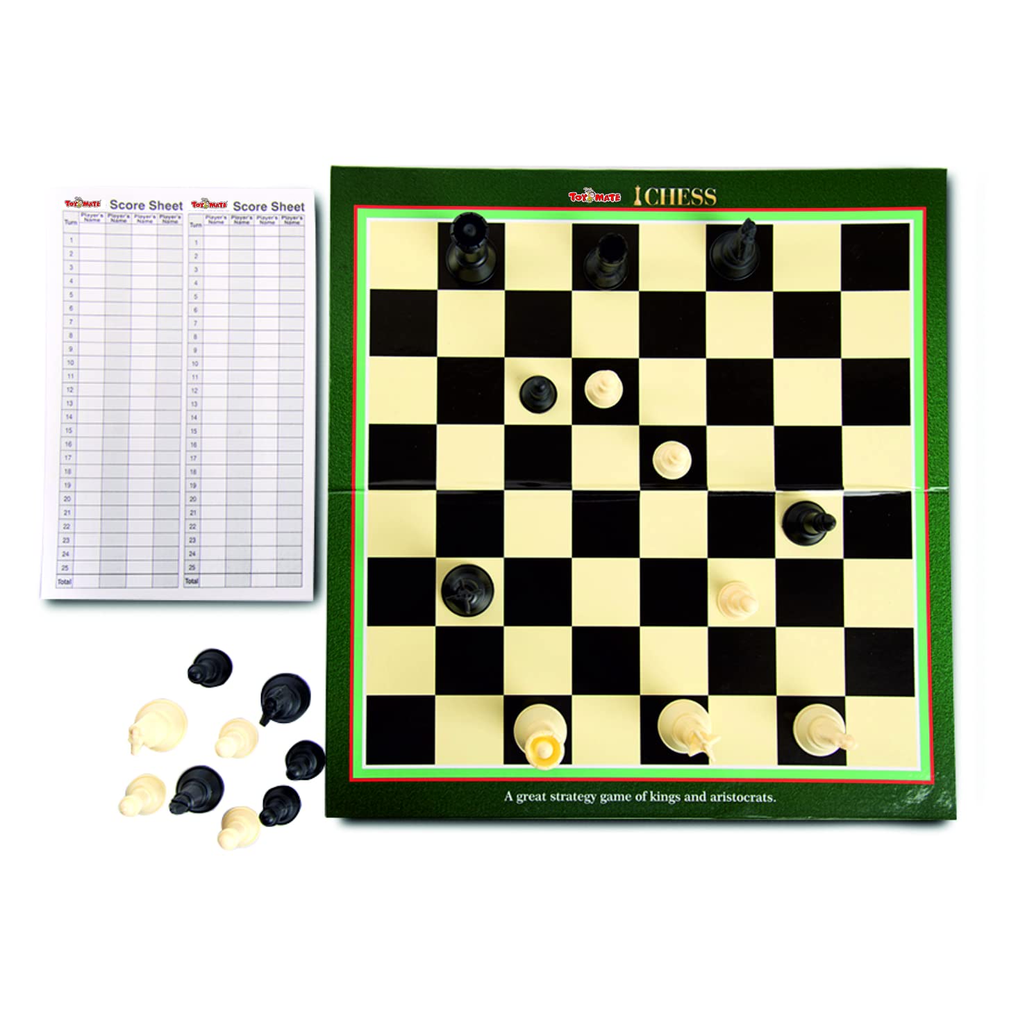 Toymate Brain Storm 2-in-1 Board Game Set Chess & Wordpower