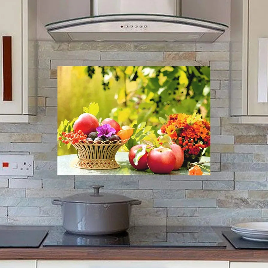 Rangoli Vinyl Wall Sticker Multicolour Kitchen Wall Sticker 09